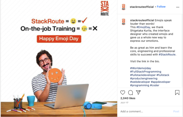 StackRoute – International Emoji Day